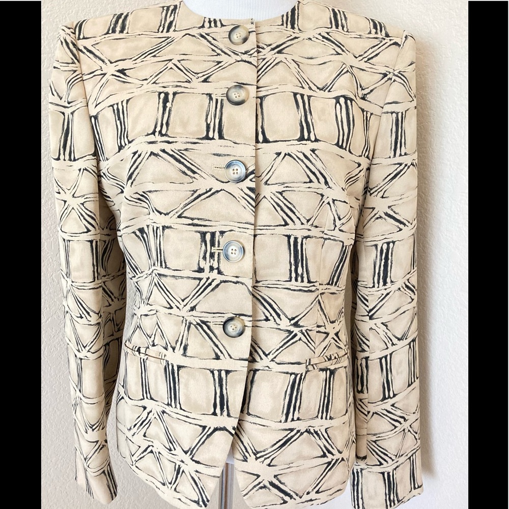 Blazer Jacket Jones Ny Jacket Five Button Jacket … - image 2